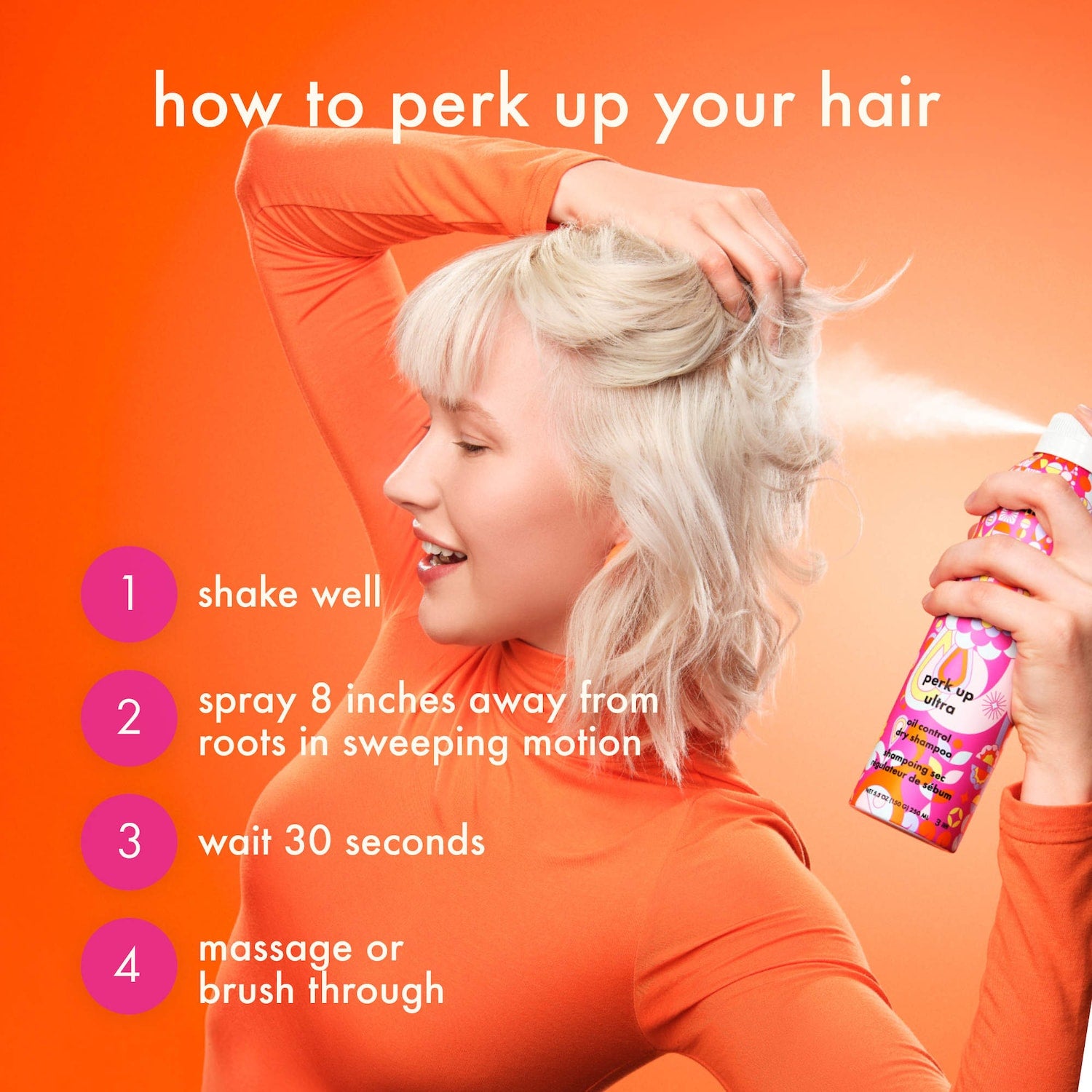 Champú seco Perk Up Ultra Oil Control — amika