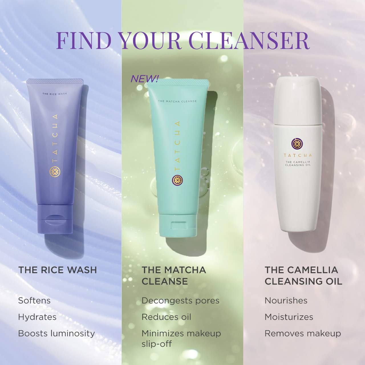Gel limpiador clarificante diario Matcha Cleanse — Tatcha