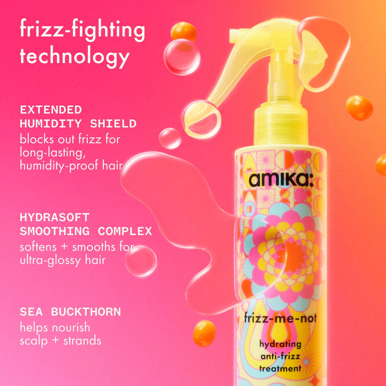 Tratamiento anti-frizz hidratante Frizz-Me-Not — amika