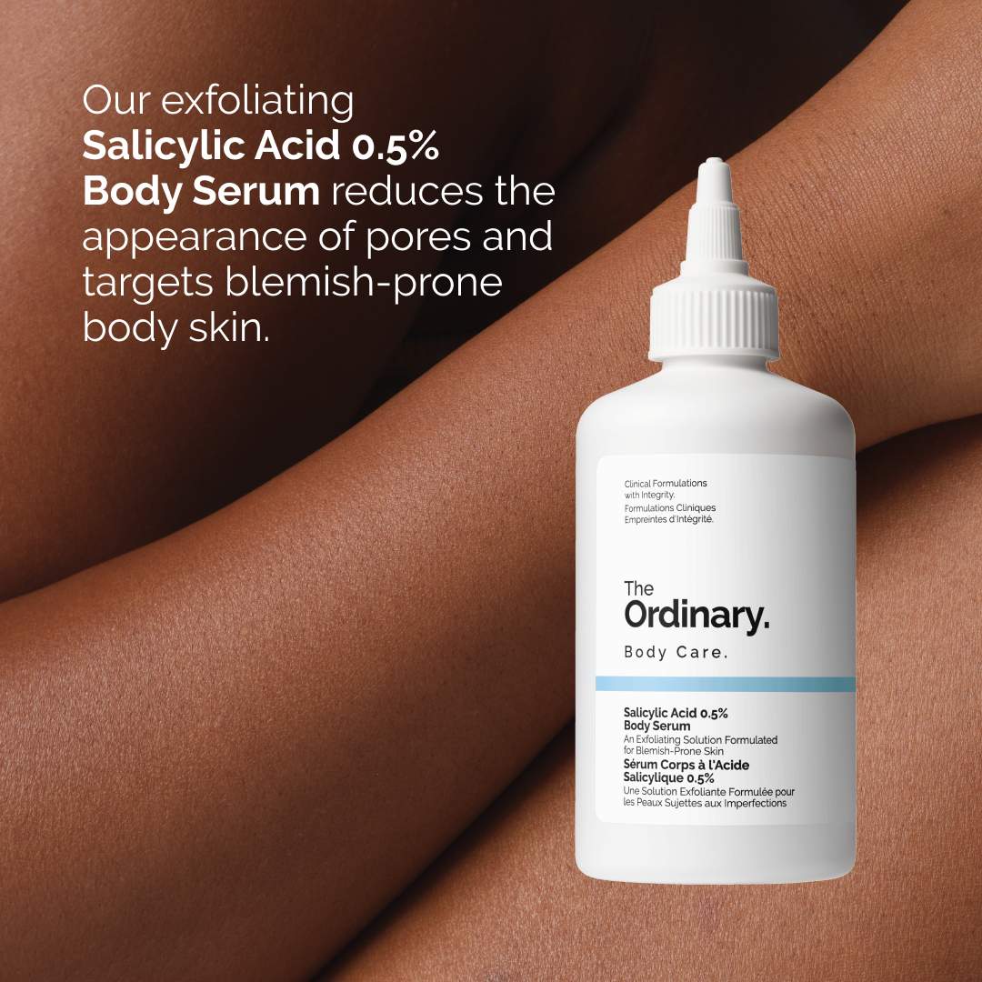 Tratamiento exfoliante de suero corporal con ácido salicílico al 0,5% para el acné — The Ordinary