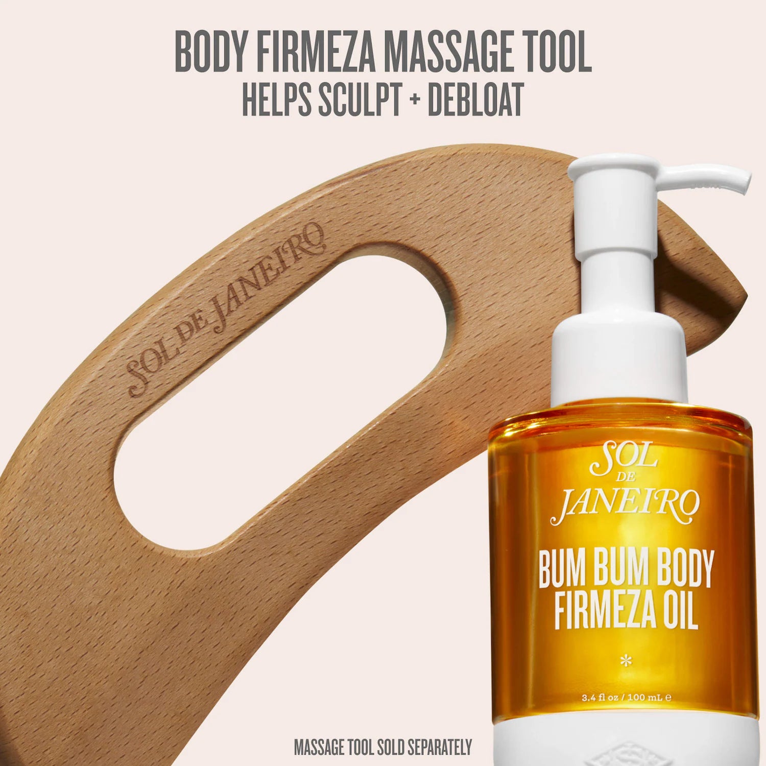 Bum Bum Firmeza Aceite Corporal Reafirmante y Desinflamante — Sol de Janeiro