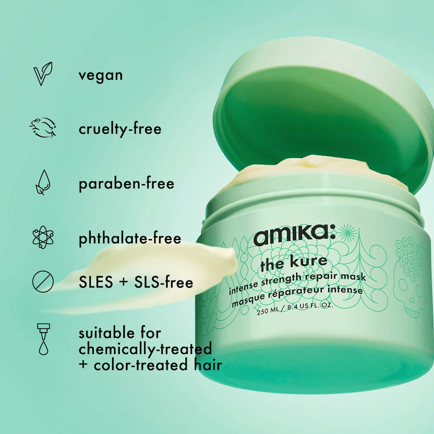 Mini mascarilla reparadora de fuerza intensa The Kure — amika