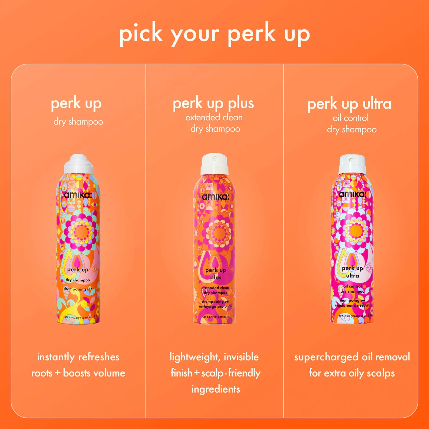 Champú seco Perk Up Ultra Oil Control — amika