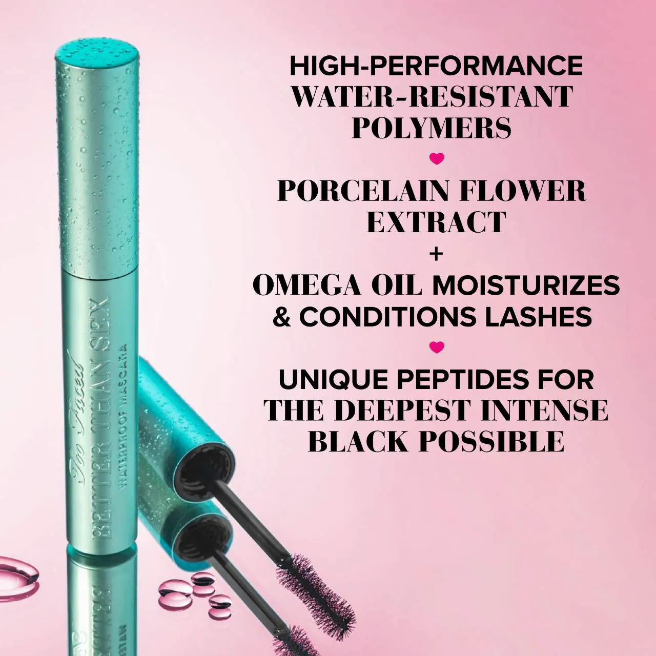 Mini máscara de pestañas resistente al agua Better Than Sex — Too Faced