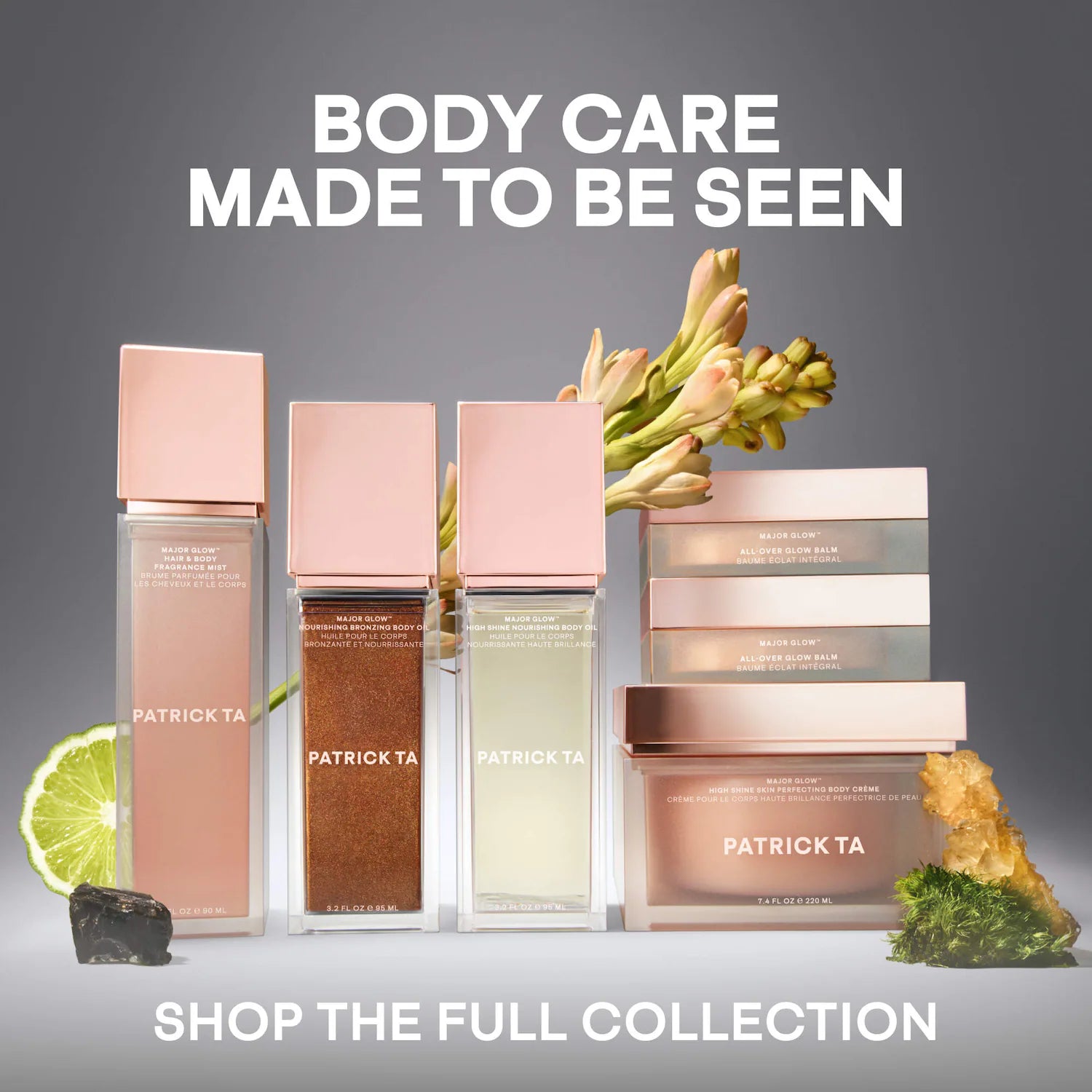Aceite corporal nutritivo de alto brillo Major Glow — PATRICK TA