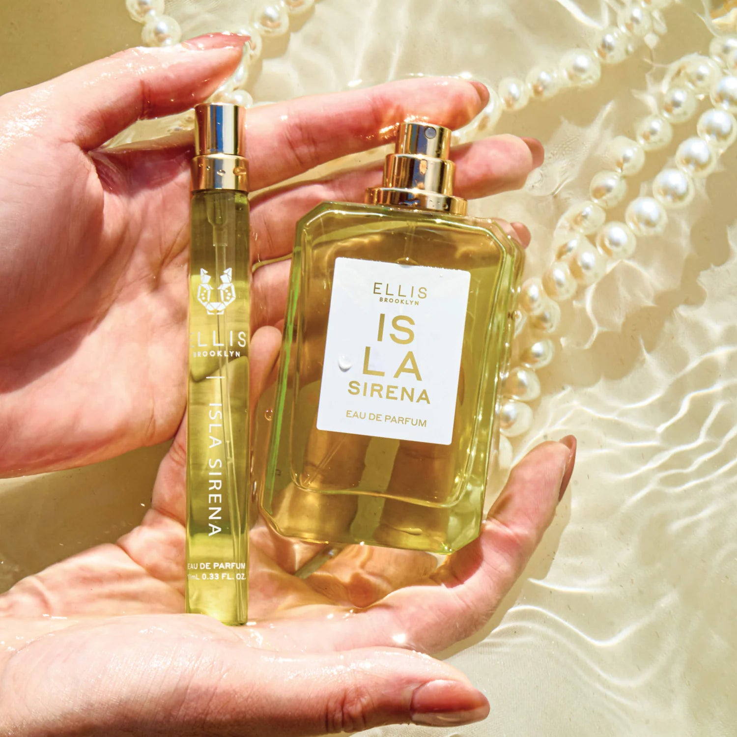 ISLA SIRENA Eau de Parfum con spray de viaje de coco y lima — Ellis Brooklyn