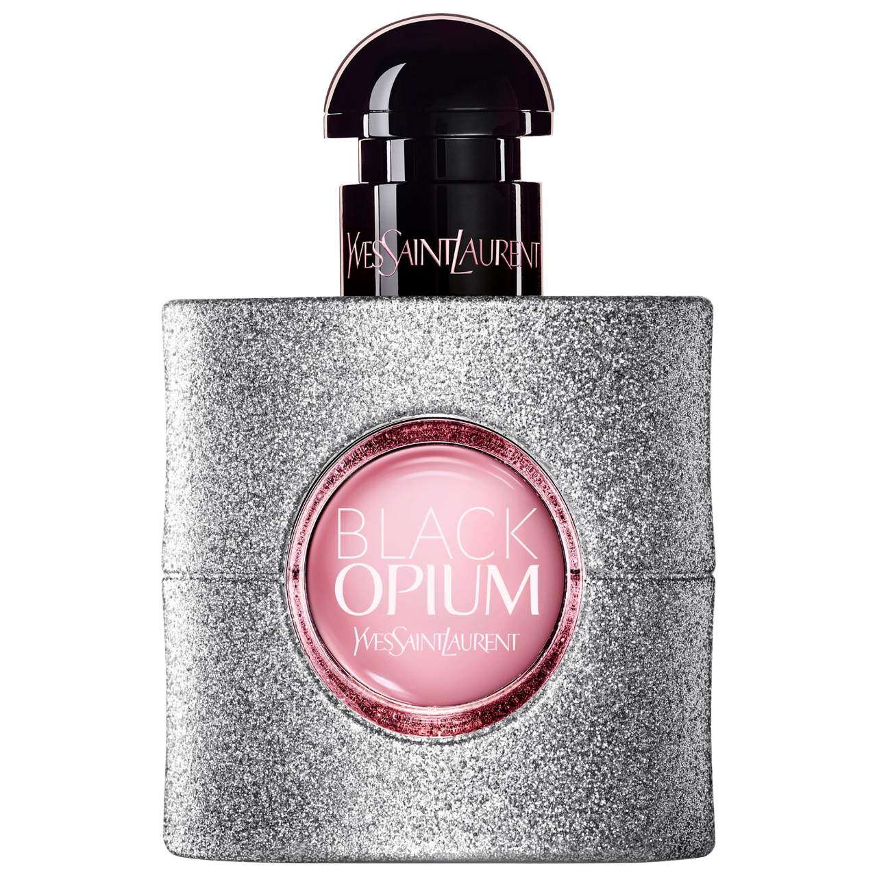 Black Opium Eau de Parfum Glitter con malvavisco y café — Yves Saint Laurent