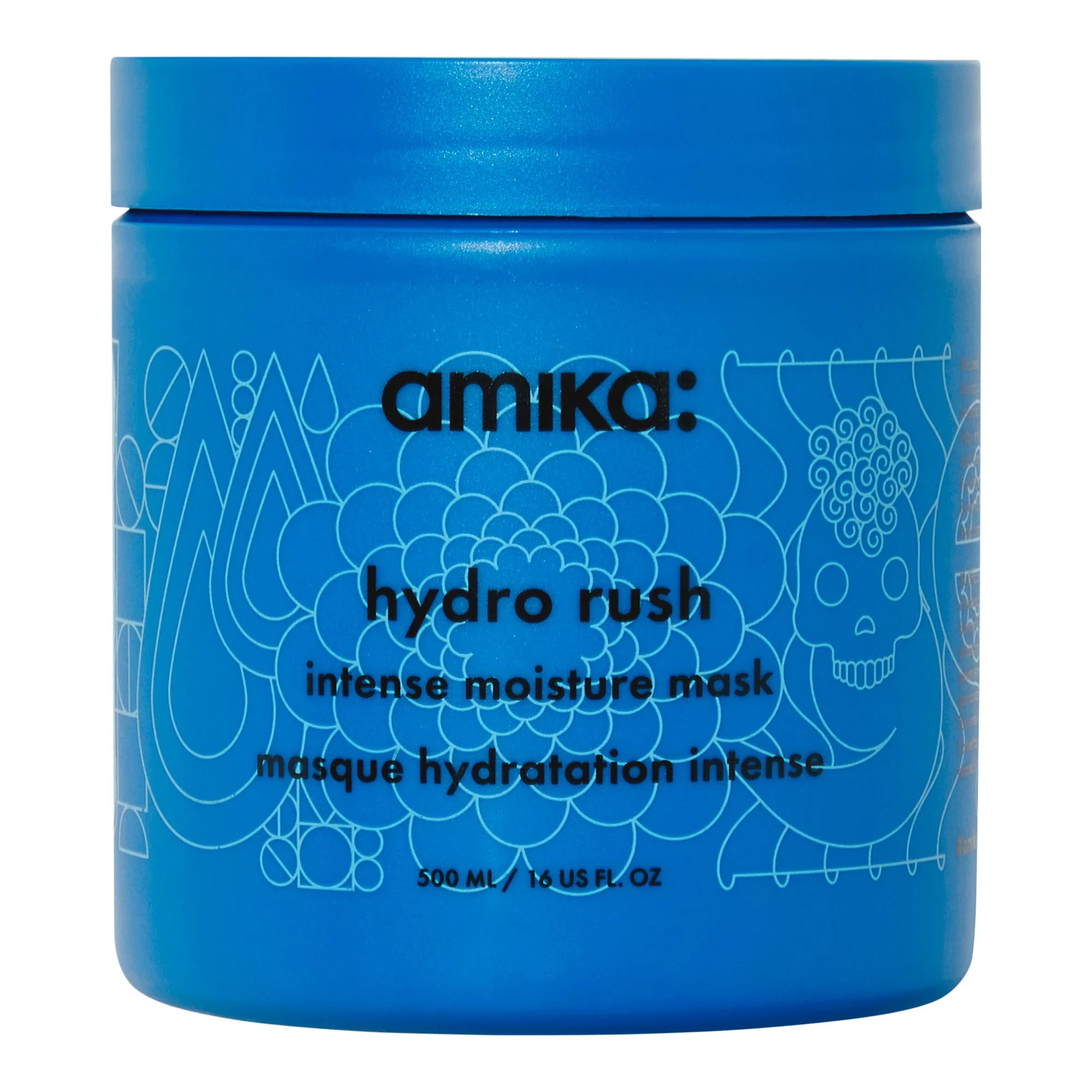 Mascarilla capilar de hidratación intensa Hydro Rush con ácido hialurónico — amika