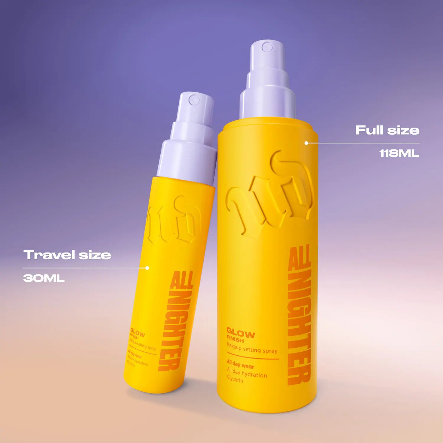 Spray fijador brillante e hidratante resistente al agua All Nighter con uso las 24 horas — Urban Decay