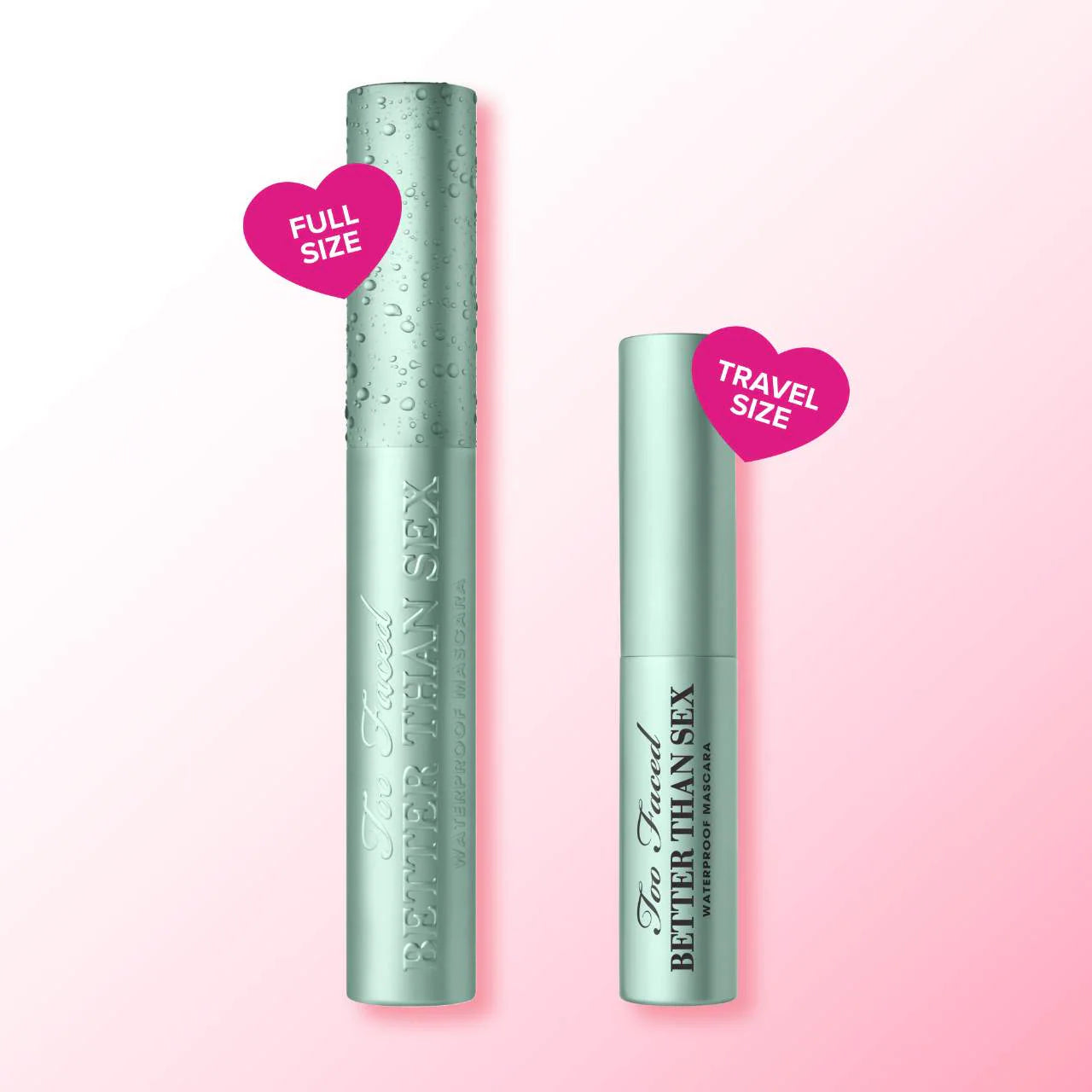Mini máscara de pestañas resistente al agua Better Than Sex — Too Faced