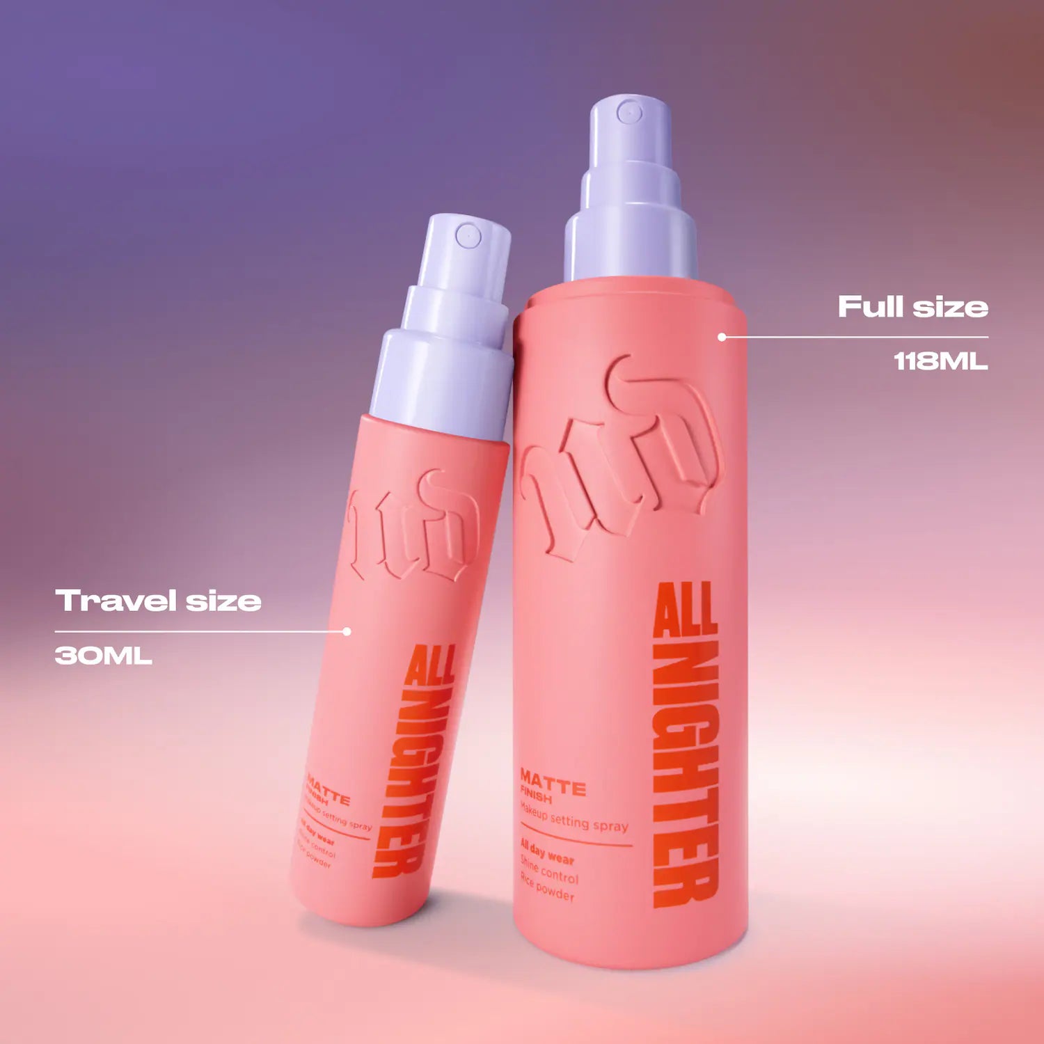 Mini All Nighter Spray fijador mate resistente al agua con uso las 24 horas — Urban Decay