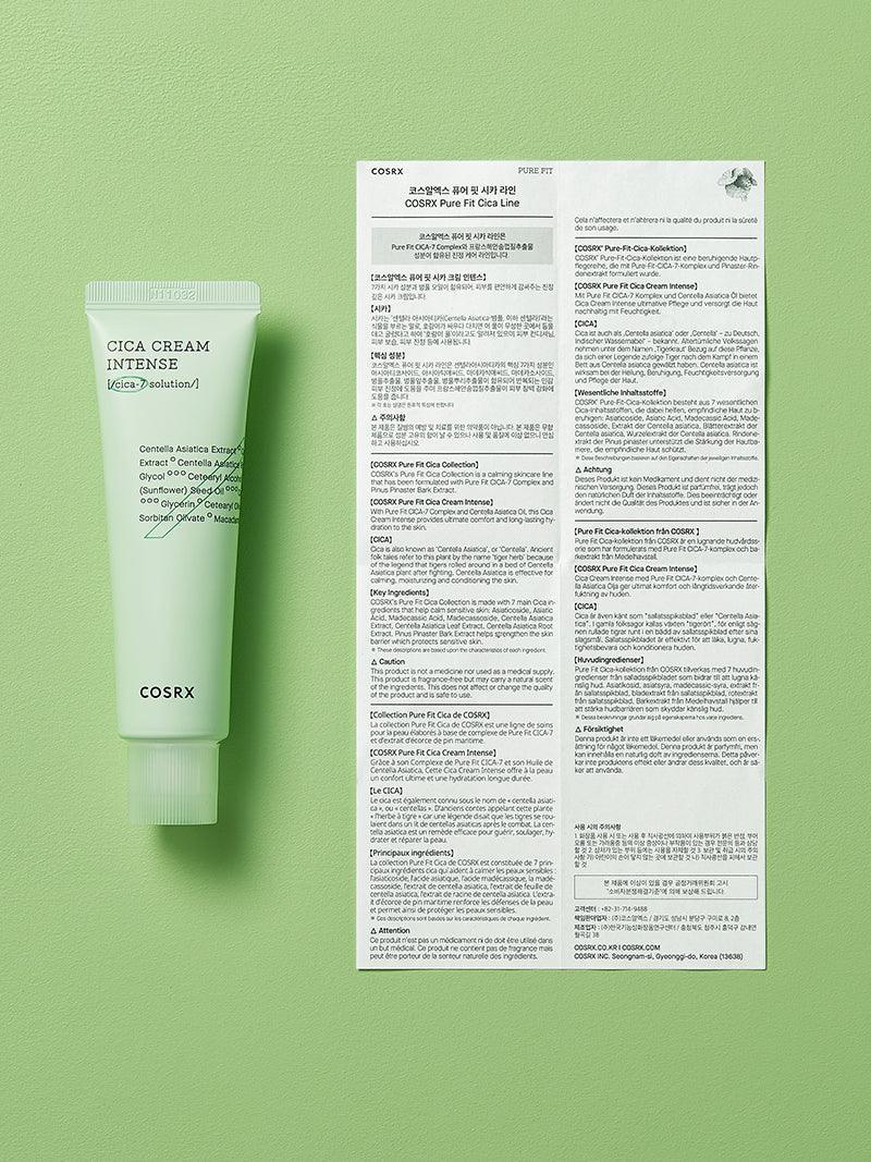 Pure Fit Cica Crema Intense — COSRX
