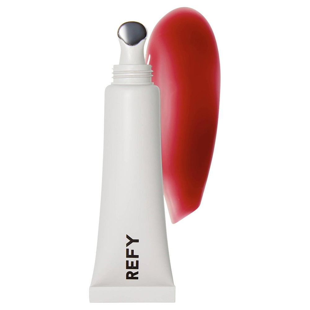 Refy Lip Gloss, tubo y textura del brillo