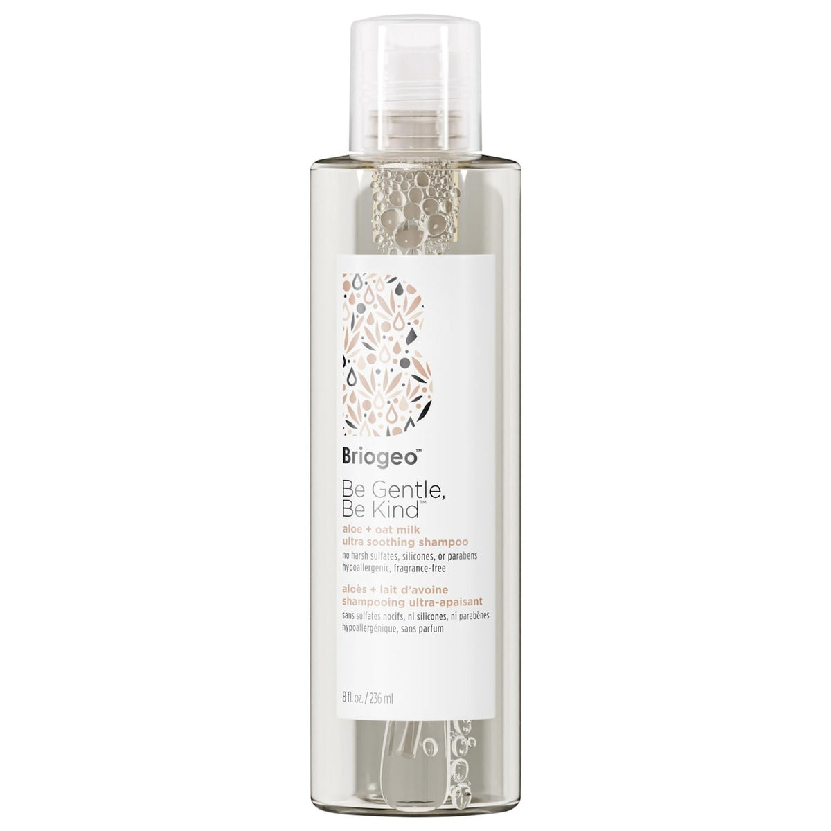 Shampoo Hipoalergénico sin Fragancia con Aloe y Leche de Avena — Be Gentle, Be Kind — Briogeo - 236 ml
