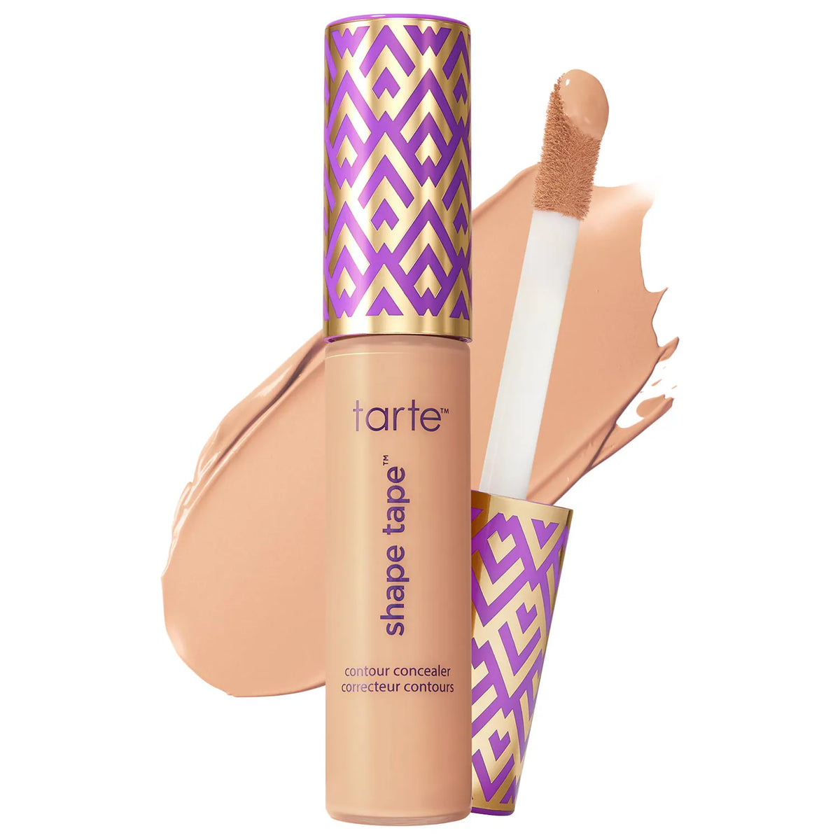 Corrector de Cobertura Total Acabado Mate — Shape Tape — Tarte — 27H - Claro-medio miel / 10 ml