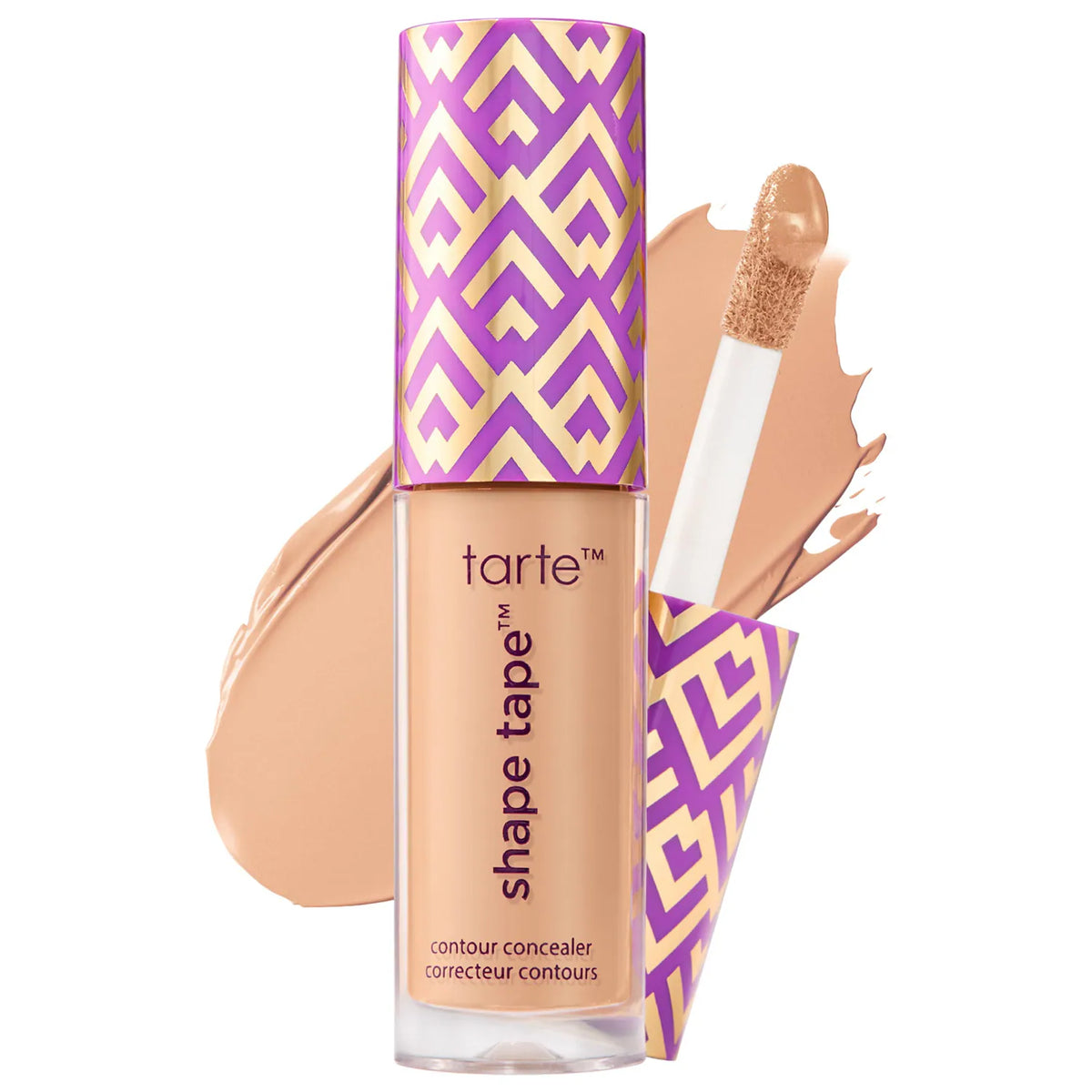Corrector de Cobertura Total Acabado Mate — Shape Tape — Tarte — 27H - Claro-medio miel / Mini 1 ml