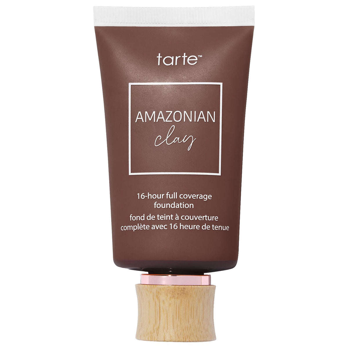 Base de Maquillaje de Cobertura Total Mate Suave 16 Horas — Amazonian Clay — Tarte — 60H - Caoba miel