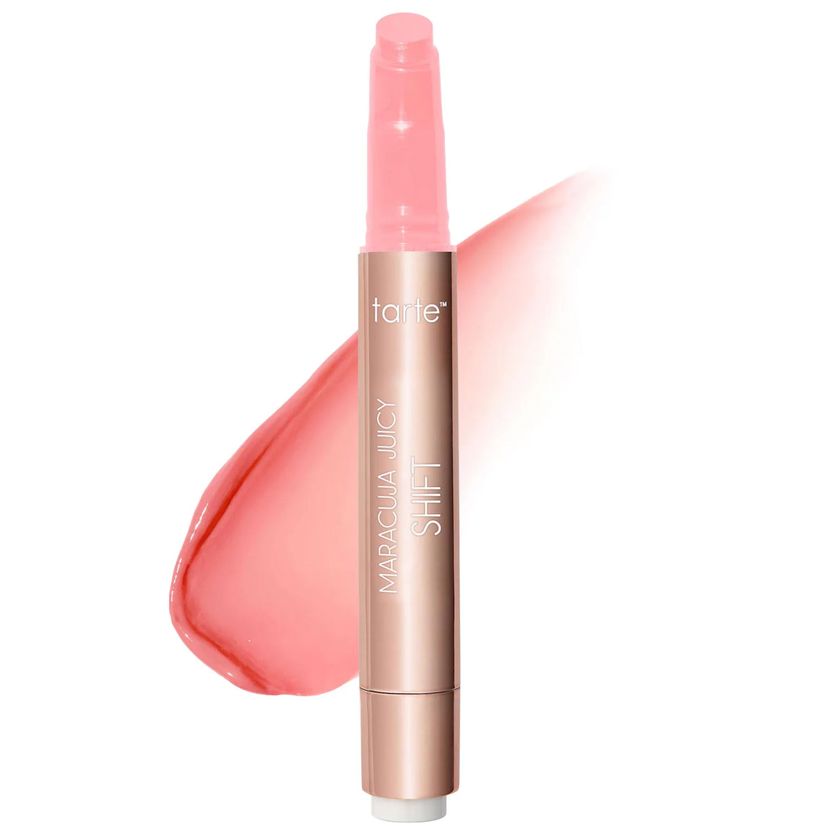 Bálsamo Labial Voluminizador que Cambia de Color con Ácido Hialurónico — Maracuja Juicy Lip Shift — Tarte — Rose