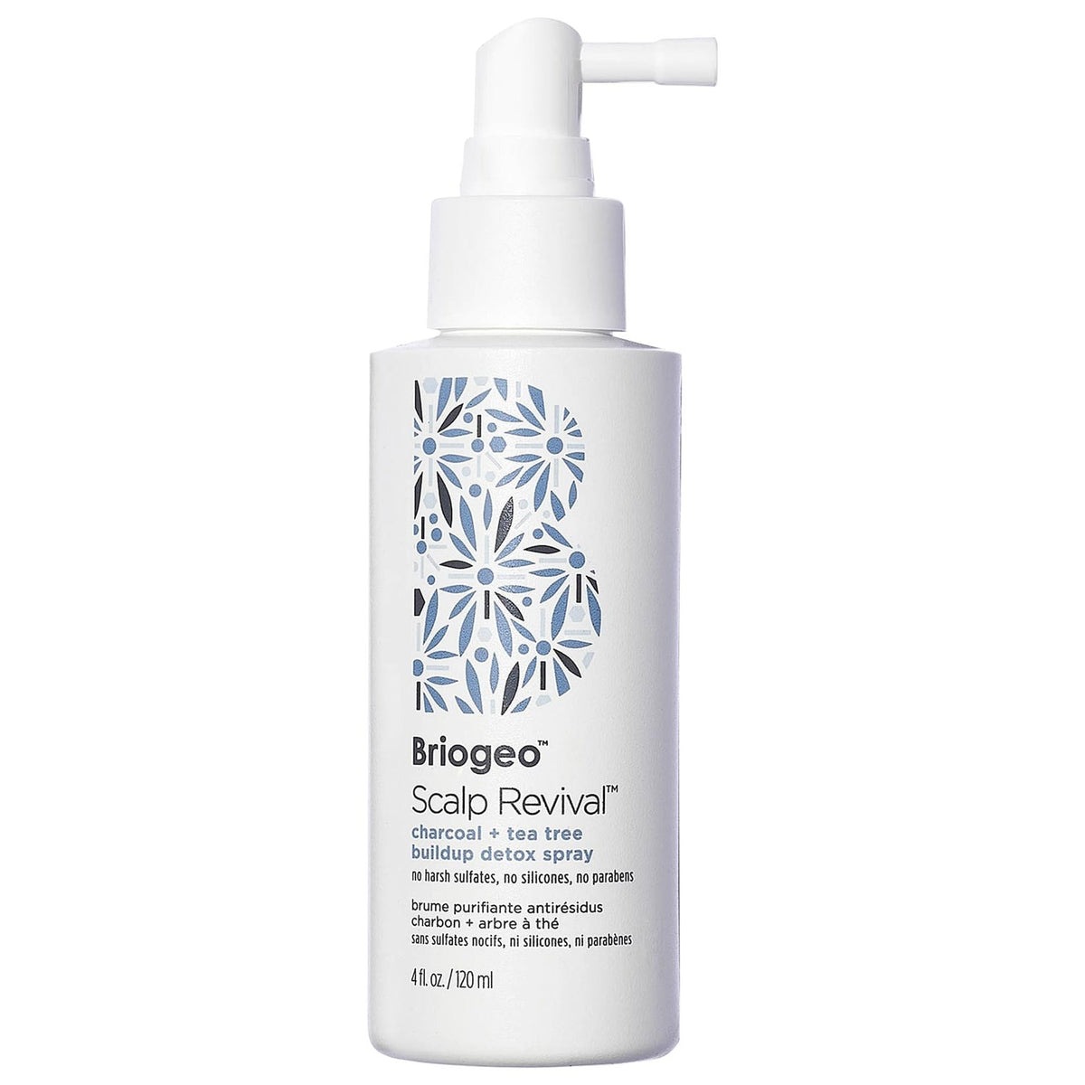 Spray Desintoxicante Prelavado contra la Acumulación en el Cuero Cabelludo con Carbón y Árbol de Té — Scalp Revival — Briogeo - 120 ml