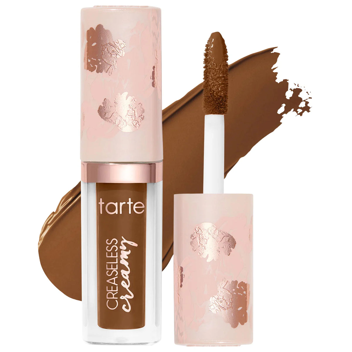 Corrector Líquido Cremoso de Cobertura Total — Maracuja Creaseless Creamy — Tarte — 57G - Intenso dorado / Mini 1 g