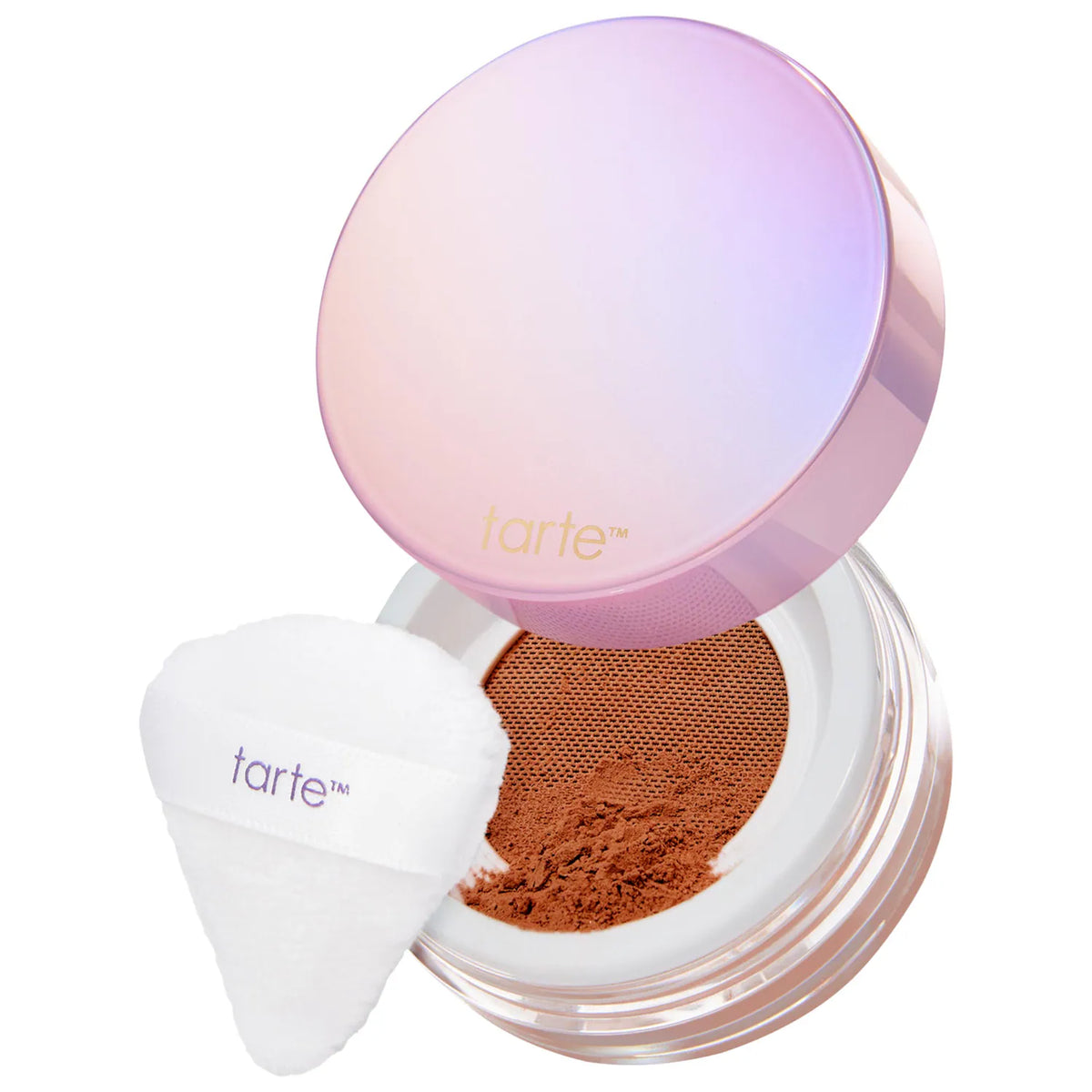 Polvo Suelto Fijador e Iluminador — Creaseless — Tarte — Castaño