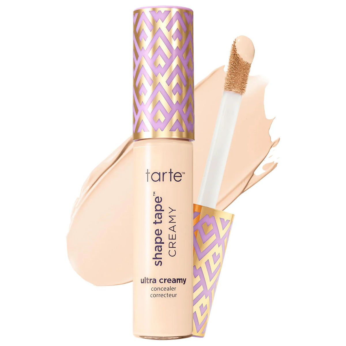 Corrector Cremoso Hidratante de Cobertura Total — Shape Tape Hydrating — Tarte — 8B - Porcelana beige / 10 ml