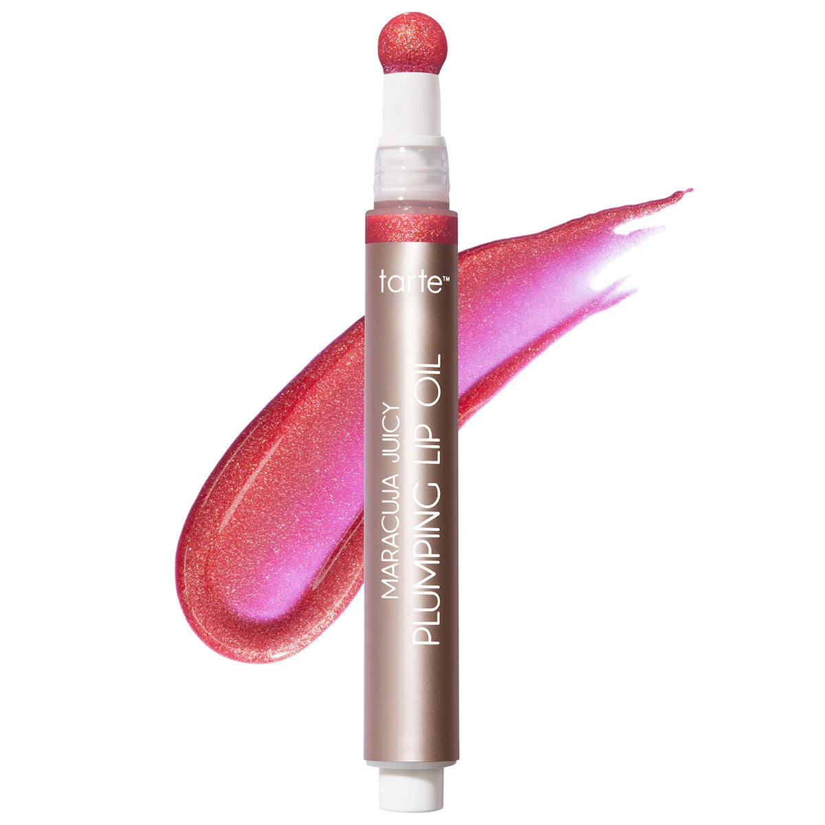 Aceite Labial Voluminizador con Ácido Hialurónico — Maracuja Juicy Lip Oil — Tarte — Shimmering Hibiscus