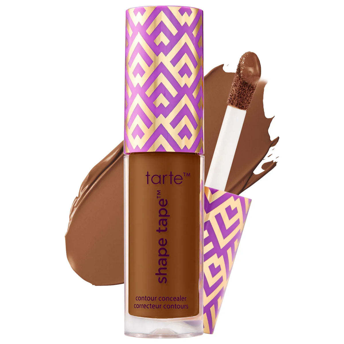 Corrector de Cobertura Total Acabado Mate — Shape Tape — Tarte — 57G - Intenso dorado / Mini 1 ml