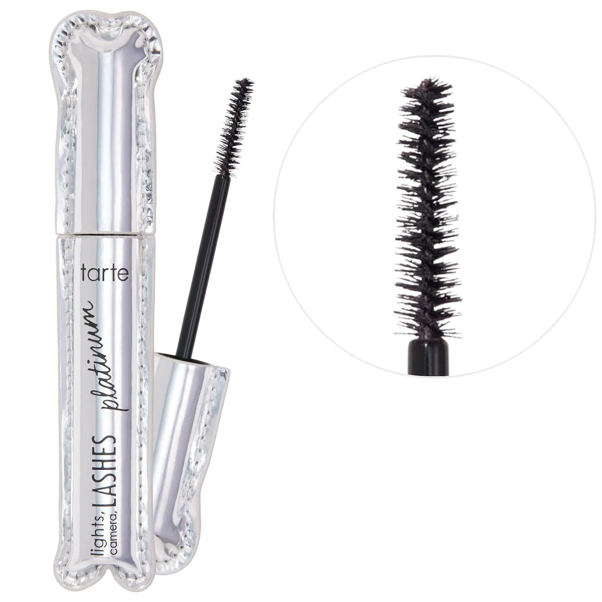 Máscara de Pestañas Voluminizadora y Acondicionadora 4 en 1 Platinum — Lights, Camera, Lashes — Tarte — 9 ml