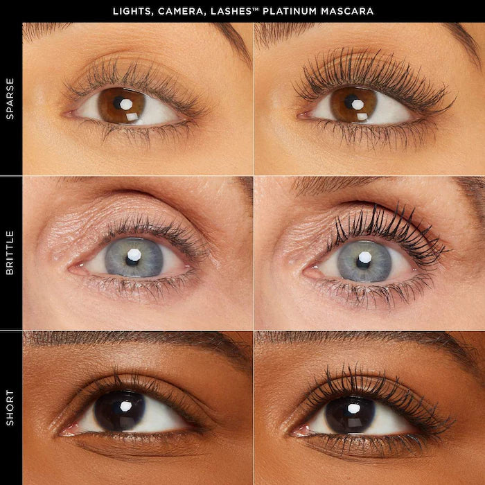 Máscara de pestañas Tarte Lights Camera Lashes Platinum Mini 2 ml