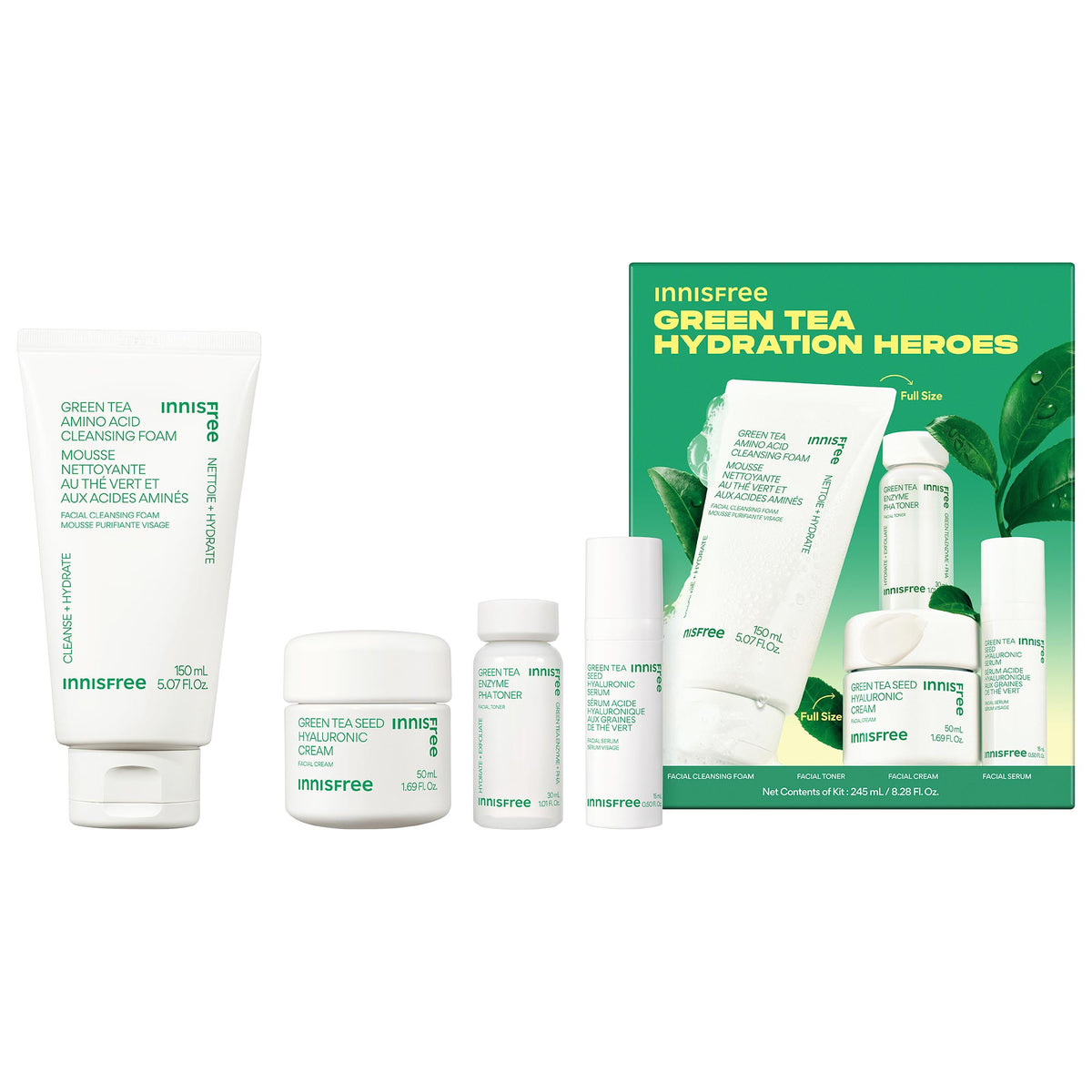 Innisfree Green Tea Hydration Heroes Set