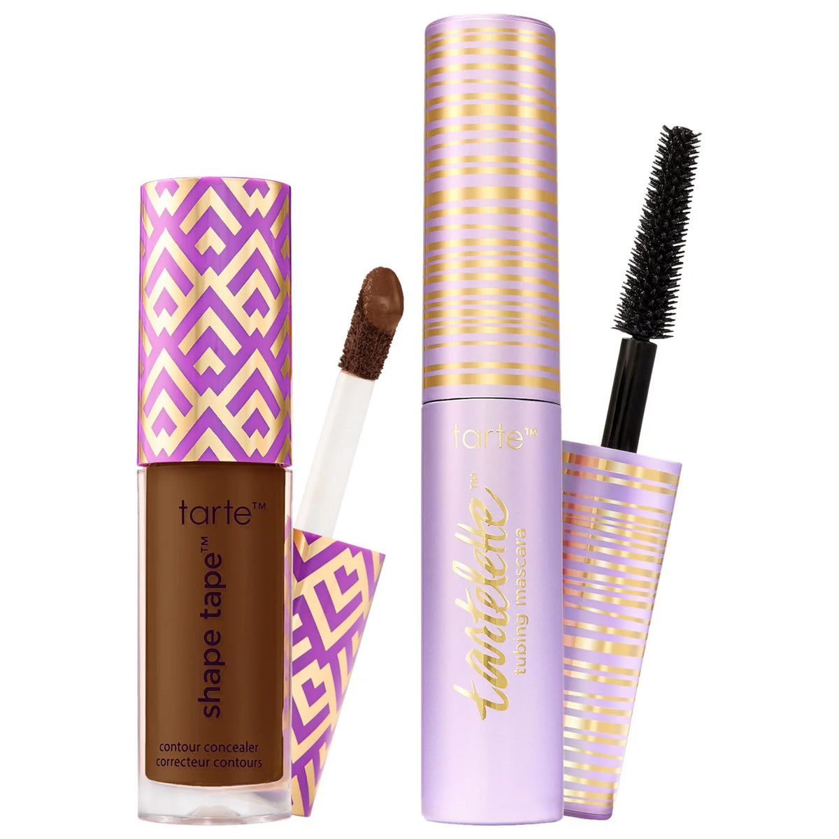 Set Mini Corrector Shape Tape y Máscara Tubing Tartelette — Tarte — 60N - Caoba