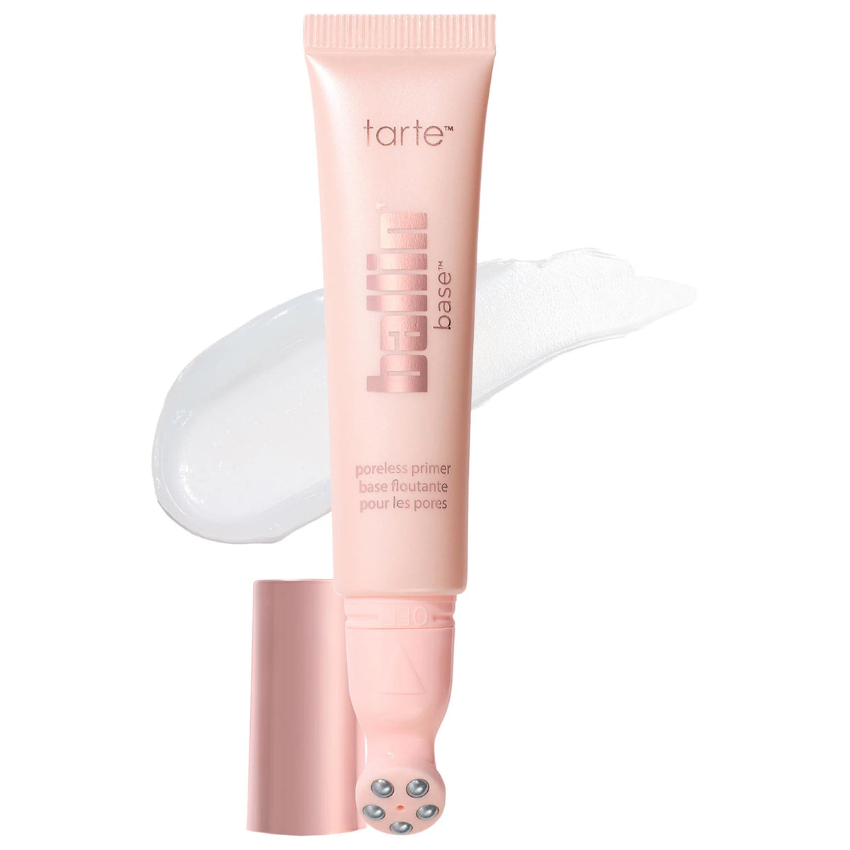 Primer Minimizador de Poros con Rodillo — Ballin Base — Tarte — Transparente / Mini 15 ml