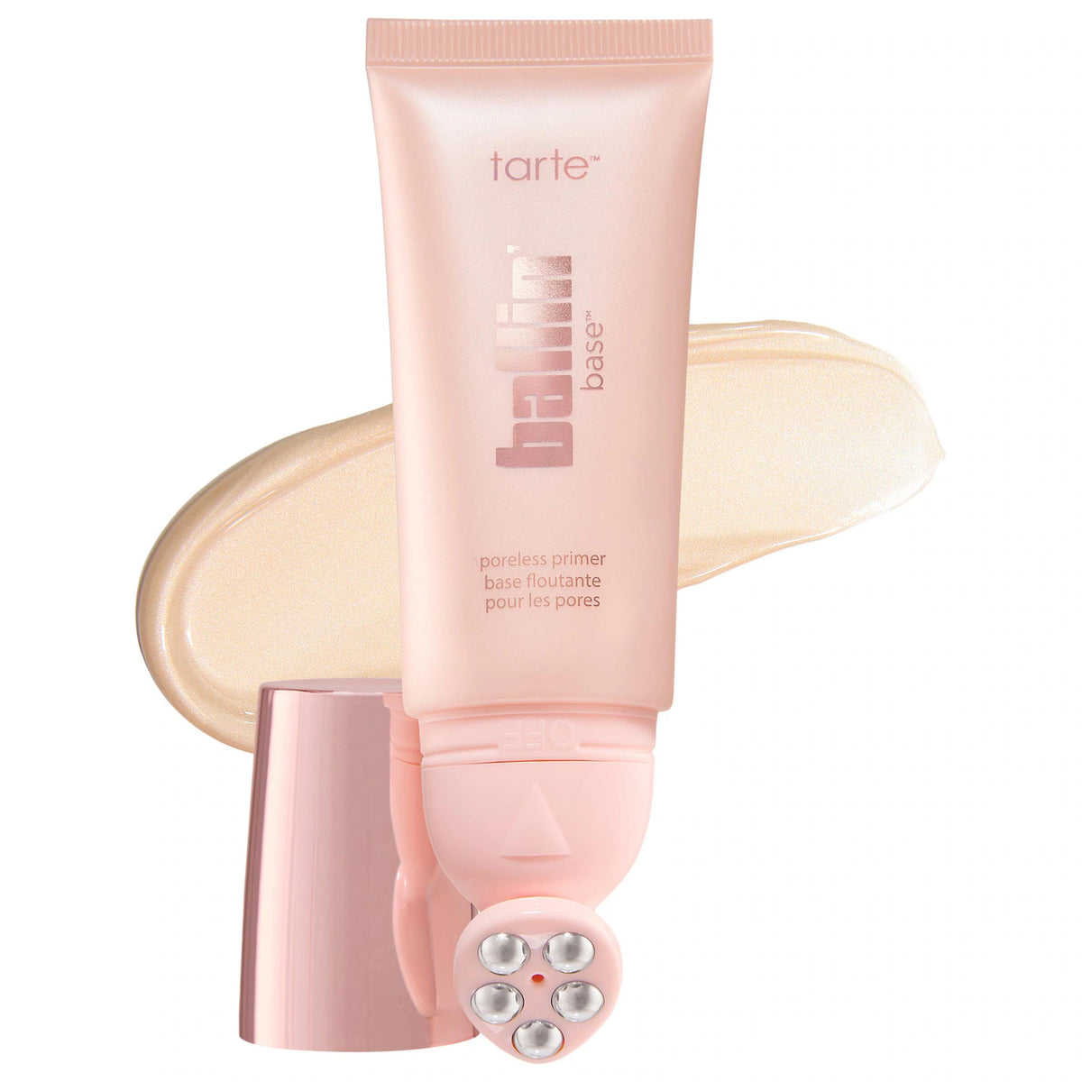Primer Minimizador de Poros con Rodillo — Ballin Base — Tarte — Perla / 35 ml