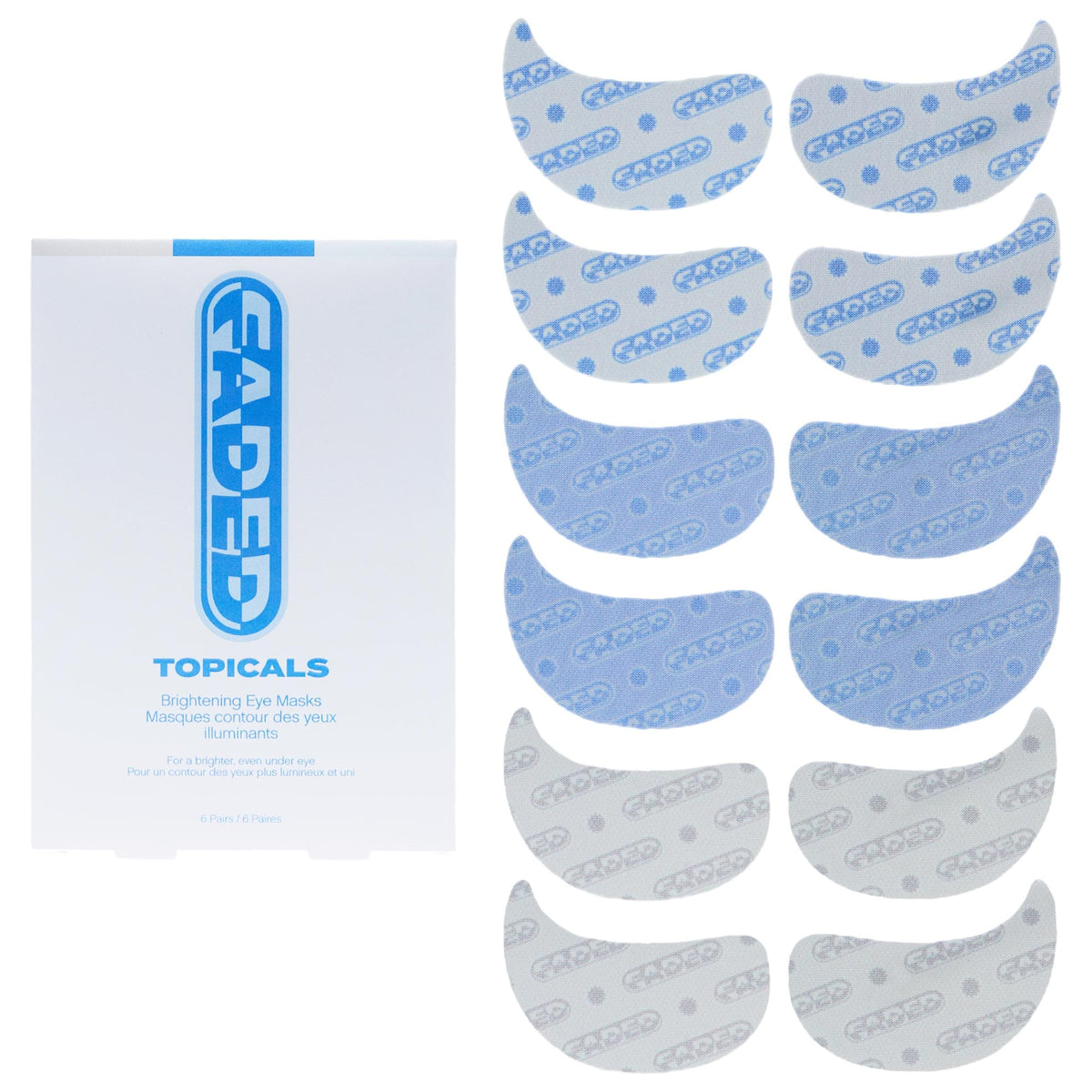 Faded Parches de Hidrogel Iluminadores para Ojeras