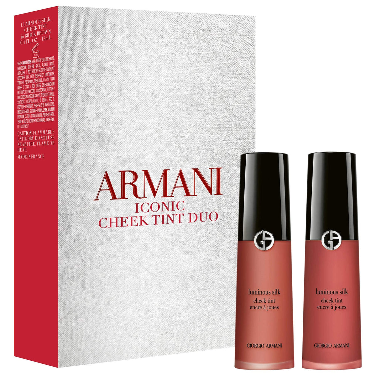 Set Dúo de Rubor Líquido — Cheek Tint Warm & Toasty — Armani Beauty