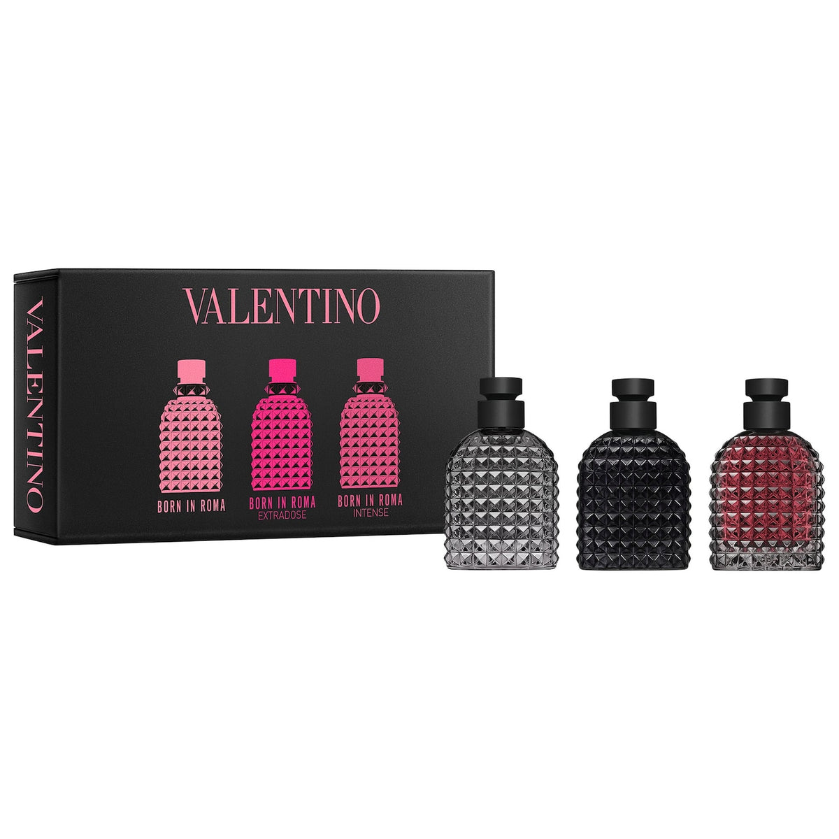 Set Descubrimiento 3 Minis — Uomo Born in Roma, Intense y Extradose — Valentino