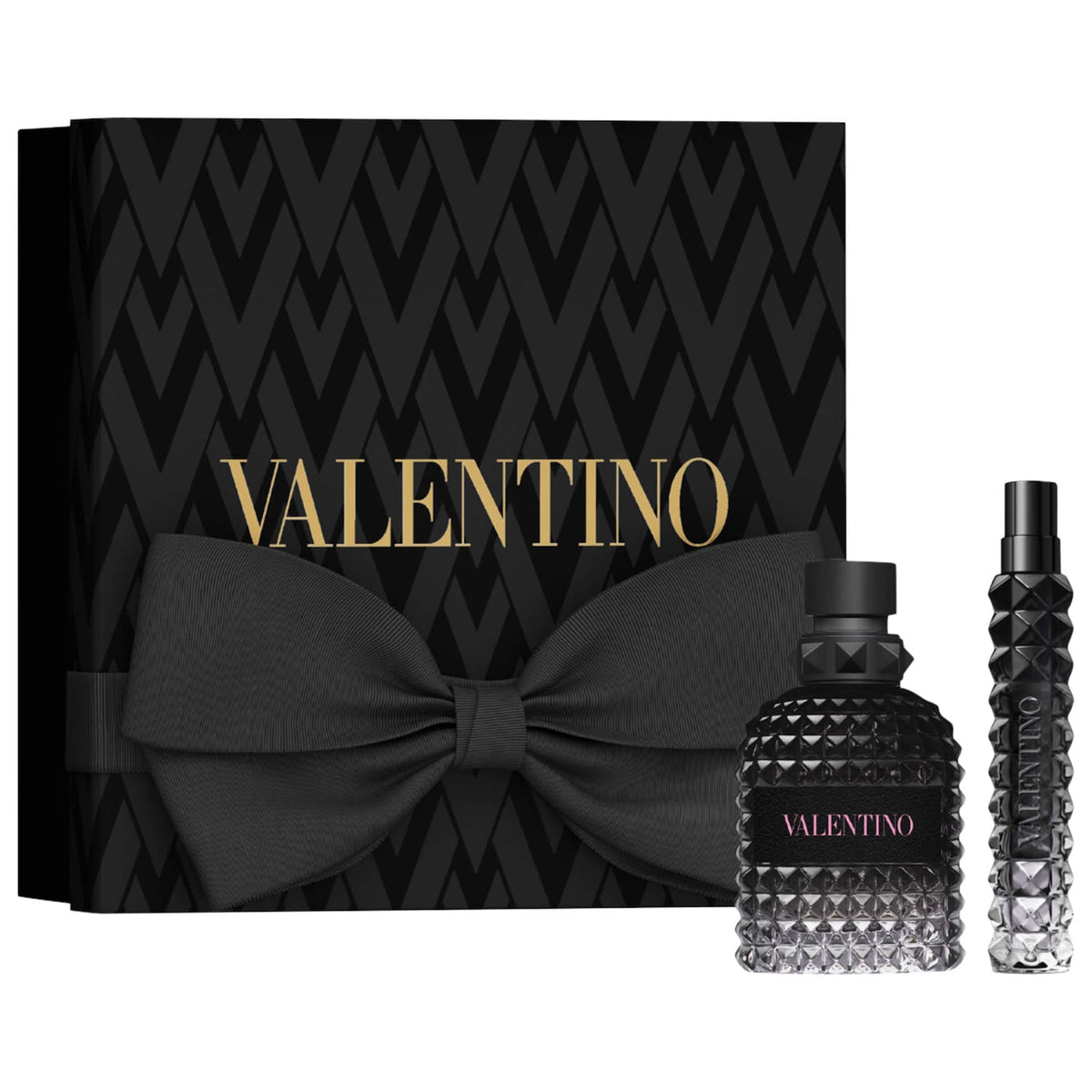 Set Eau de Toilette 50 ml + Spray de Viaje 10 ml — Uomo Born in Roma — Valentino