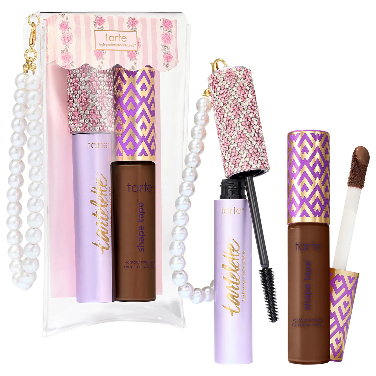Set Corrector Shape Tape y Máscara Tubing Tartelette — Spotted: Icons — Tarte — 60N - Caoba
