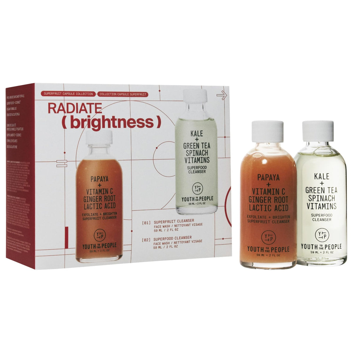 Cleanse & Bright Duo — Youth To The People (Sephora)