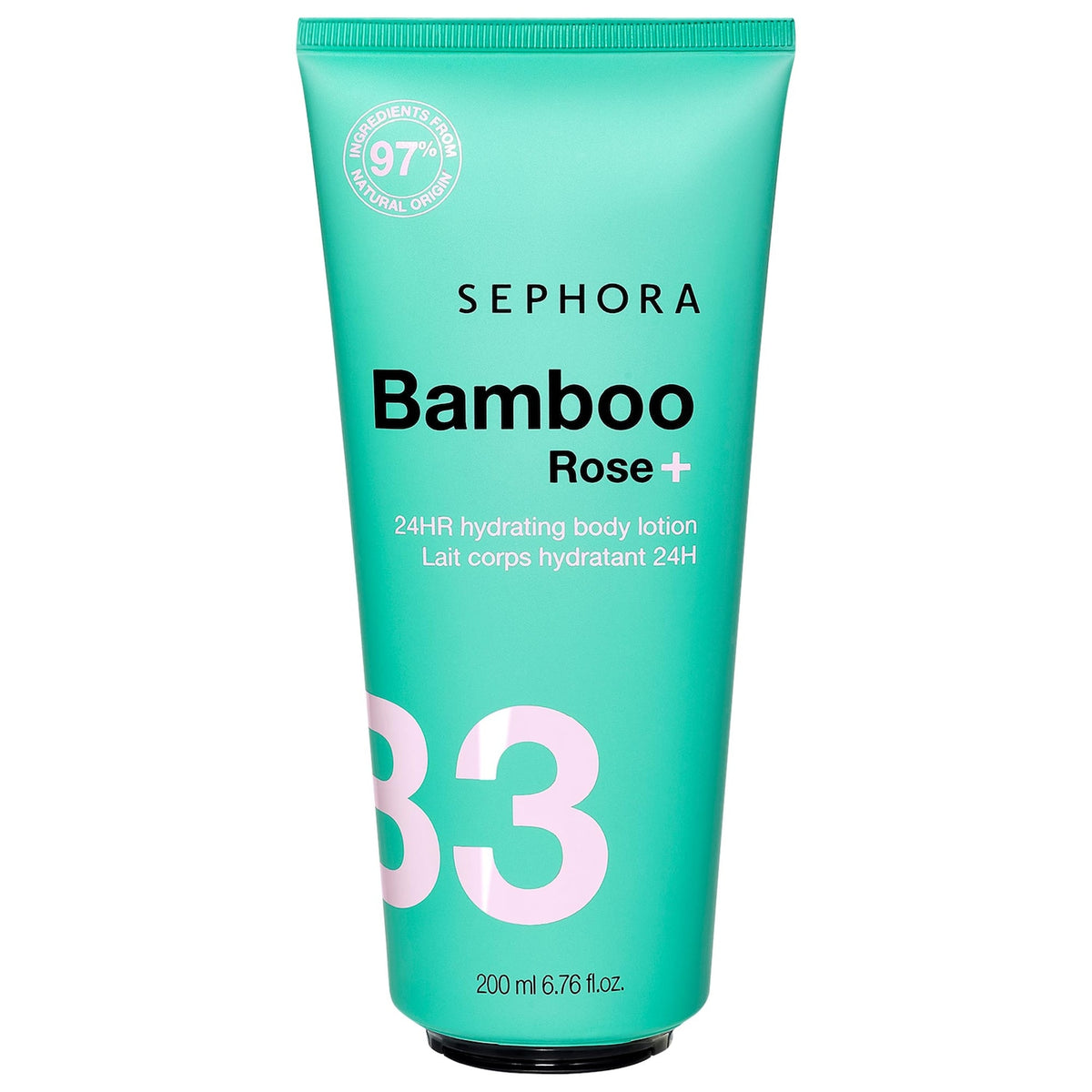 Loción Corporal Hidratante 24 Horas Bamboo + Rose — Sephora Collection