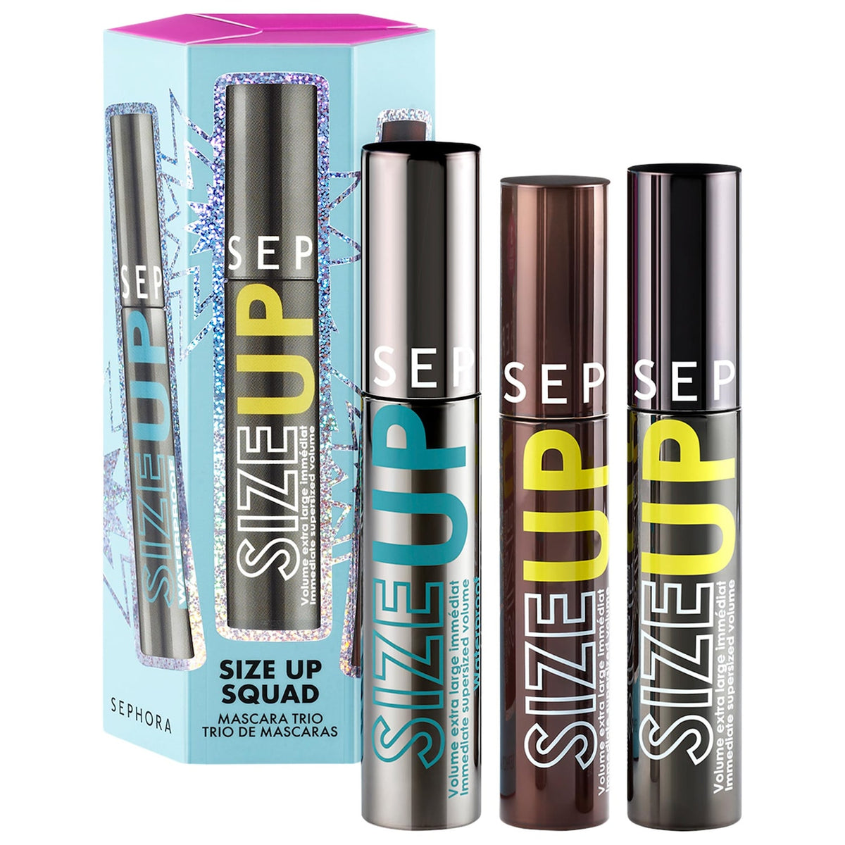 Set Trío de Máscaras de Pestañas Size Up Squad (Edición Limitada) — Sephora Collection