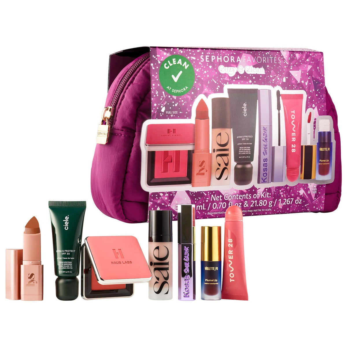 Set de Maquillaje Clean Cozy & Clean — Sephora Favorites