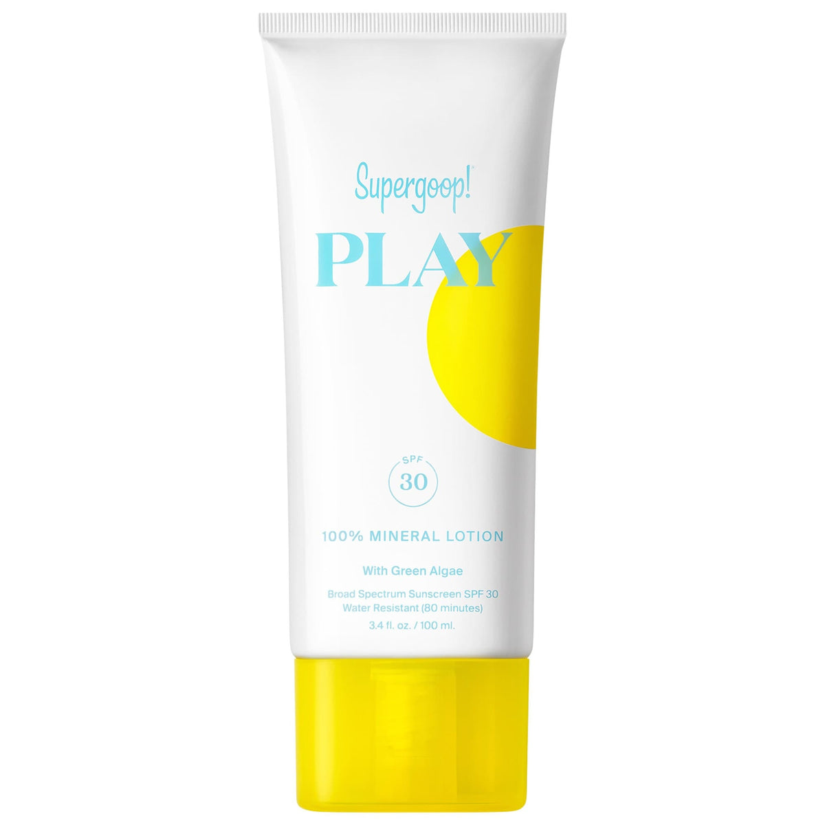 Loción Solar Mineral PLAY SPF 30 con Alga Verde — Supergoop!