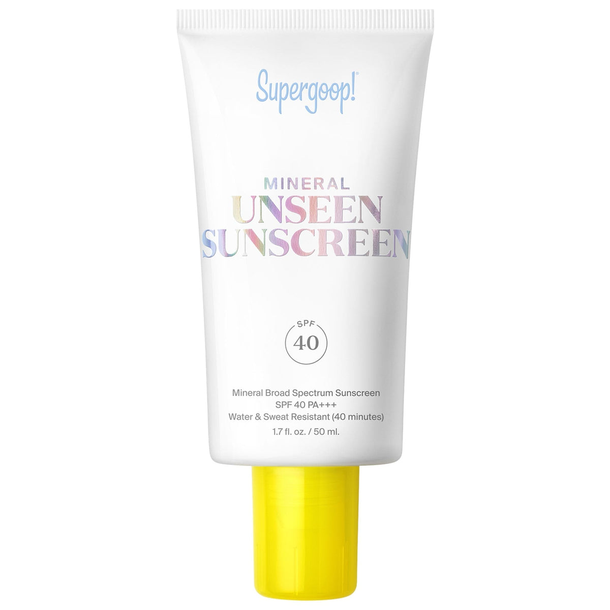 Protector Solar Mineral Invisible Unseen SPF 40 — Supergoop!