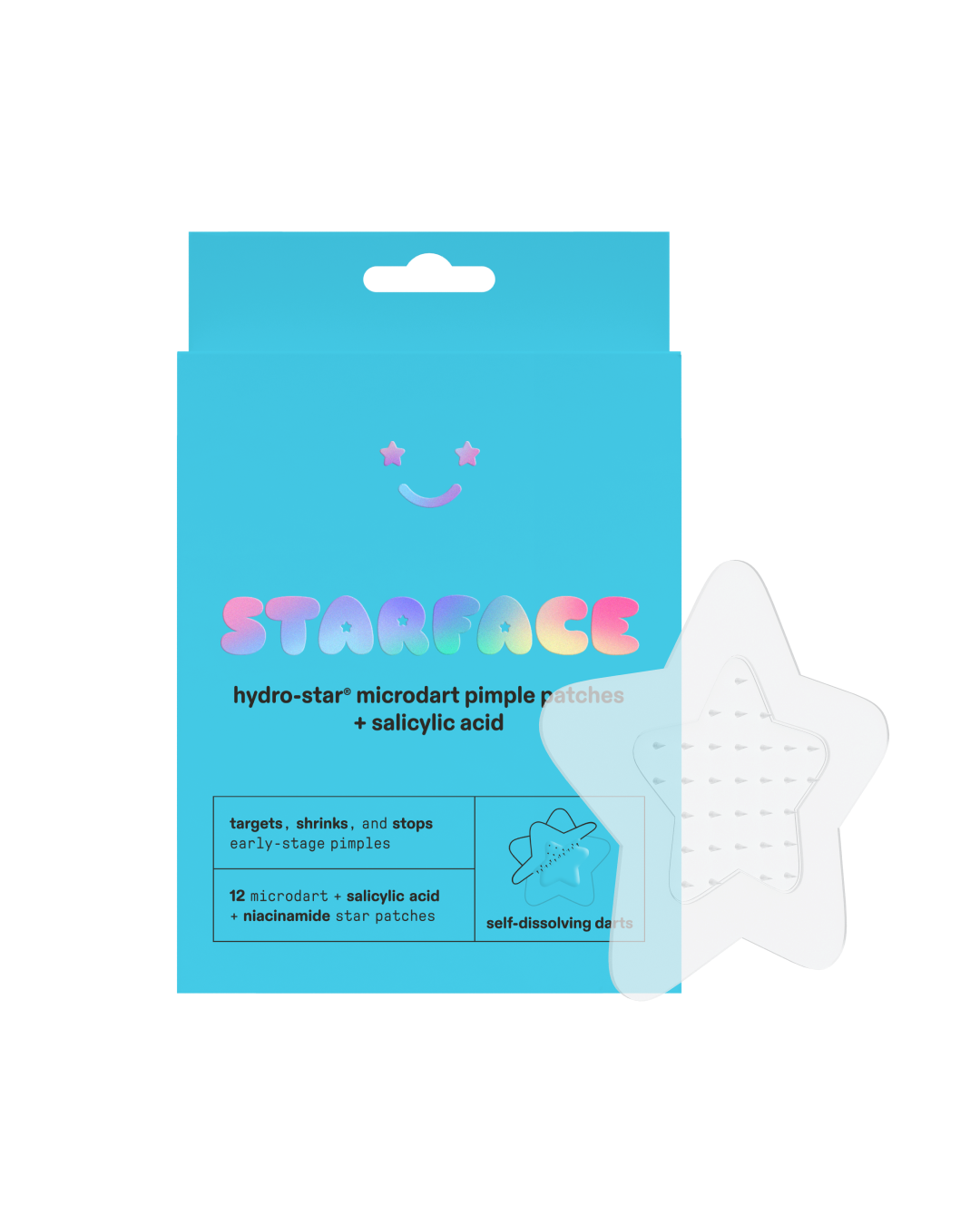 hydro-star® microdarts + salicylic acid — Starface