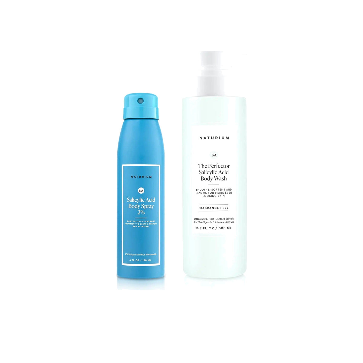 Set Salicylic Acid Body: Gel de Ducha y Spray