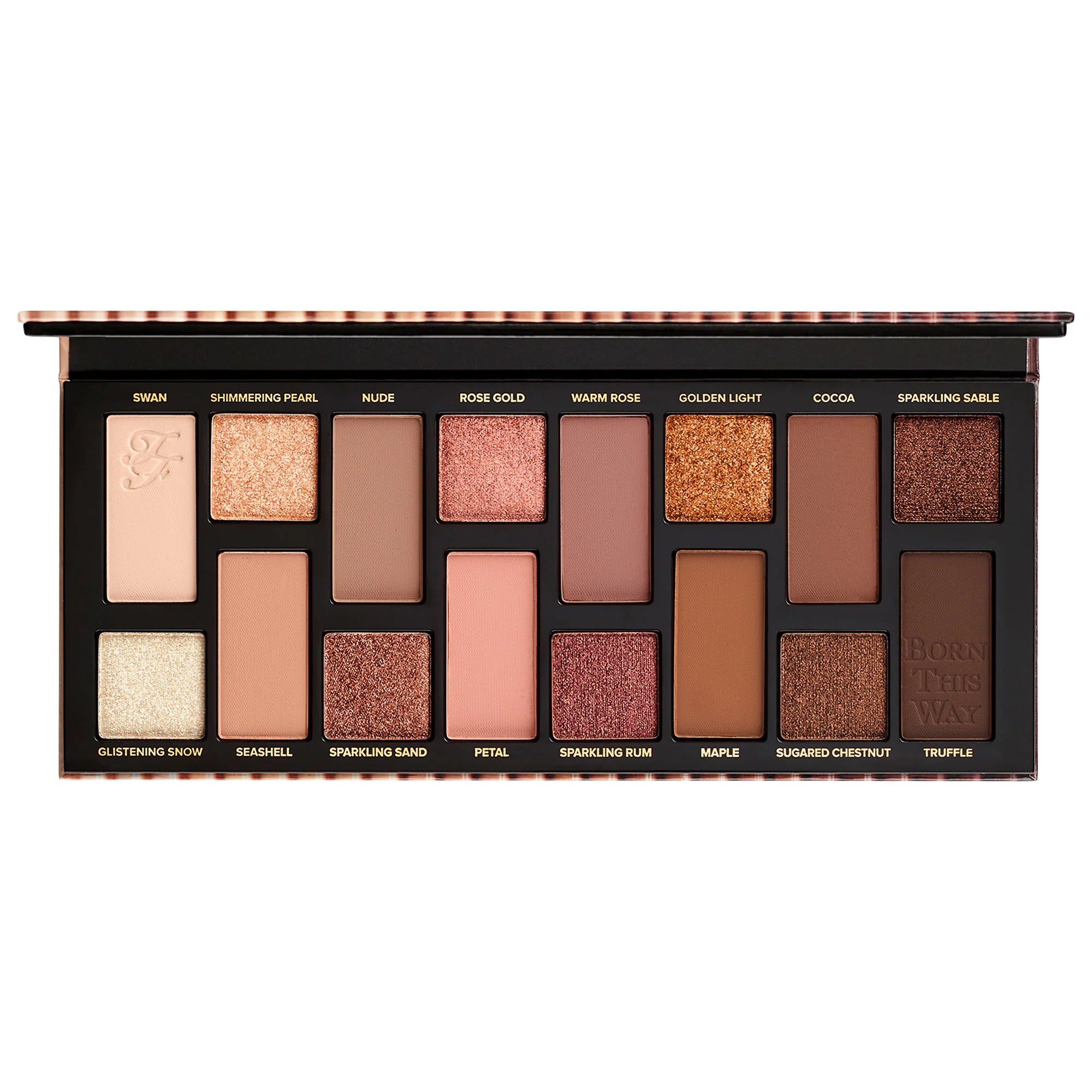 Born This Way La paleta de sombras de ojos Natural Nudes — Too Faced