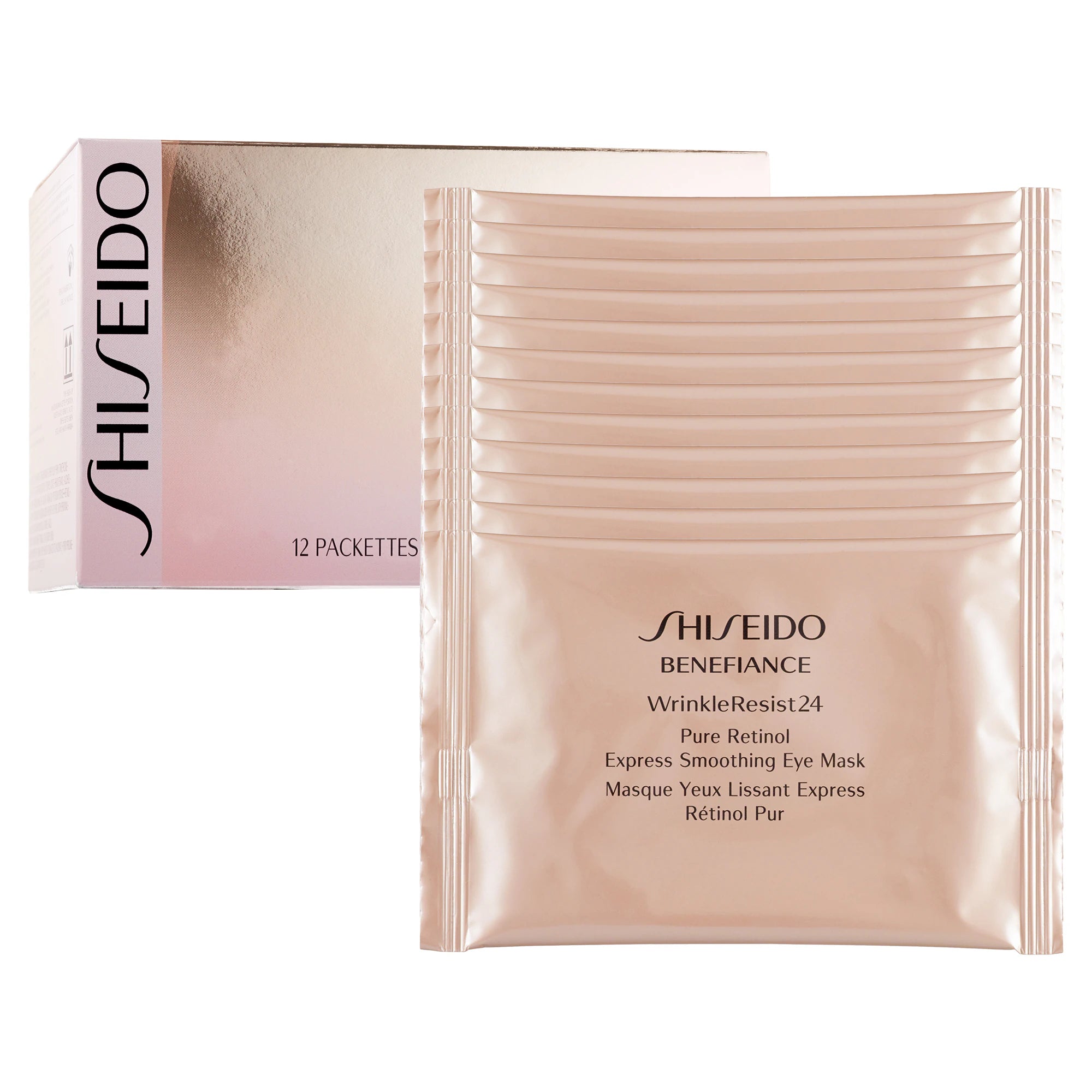 Benefiance WrinkleResist24 Pure Retinol Express mascarilla suavizante para ojos — Shiseido