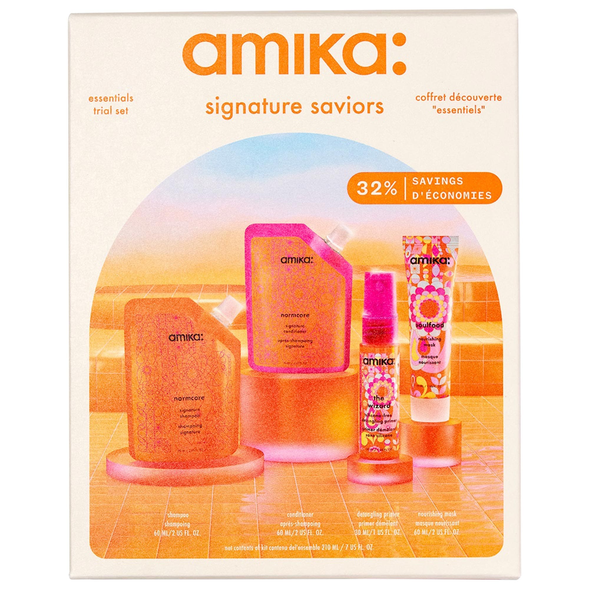 Set de prueba para el cabello Signature Saviors Essentials — amika